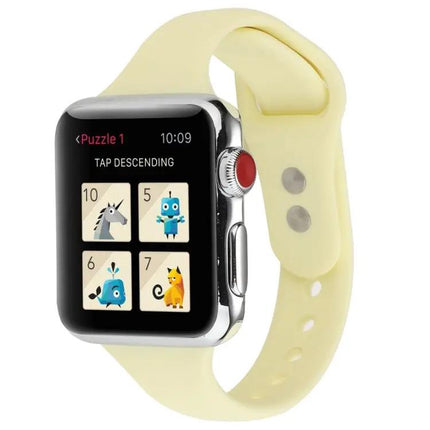 Silicone Double Buckle Replacement Strap Apple Watch 42mm