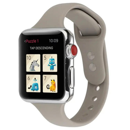 Silicone Double Buckle Replacement Strap Apple Watch 42mm
