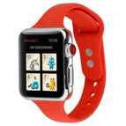 For Apple Watch 5 & 4 44mm / 3 & 2 & 1 42mm / Country Red