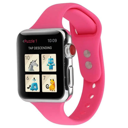 Silicone Double Buckle Replacement Strap Apple Watch 42mm