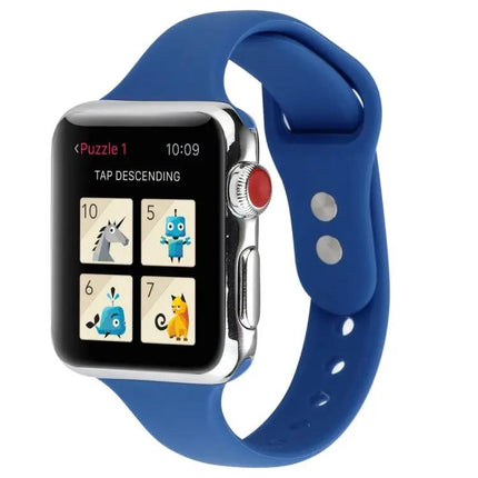 Silicone Double Buckle Replacement Strap Apple Watch 42mm