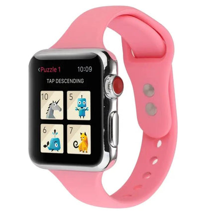 Silicone Double Buckle Replacement Strap Apple Watch 42mm