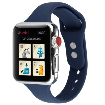Silicone Double Buckle Replacement Strap Apple Watch 42mm