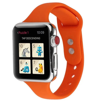 Silicone Double Buckle Replacement Strap Apple Watch 42mm