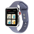 For Apple Watch 5 & 4 44mm / 3 & 2 & 1 42mm / Lavender Grey