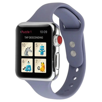 Silicone Double Buckle Replacement Strap Apple Watch 42mm