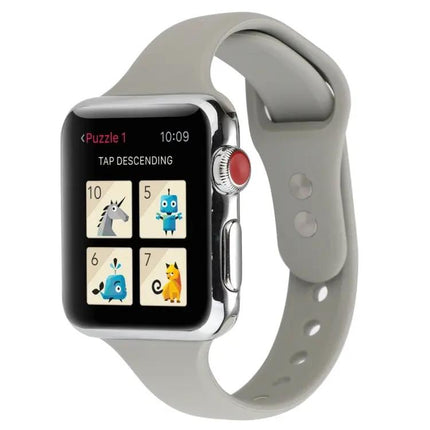 Silicone Double Buckle Replacement Strap Apple Watch 42mm