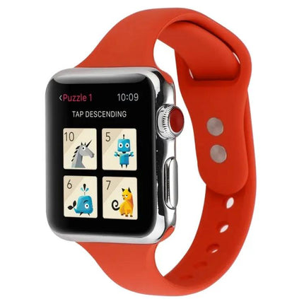 Silicone Double Buckle Replacement Strap Apple Watch 42mm