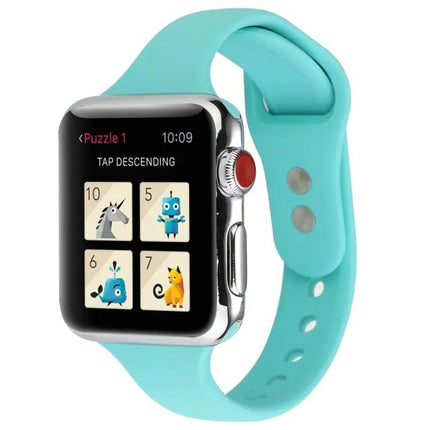 Silicone Double Buckle Replacement Apple Watch Band 38-41mm