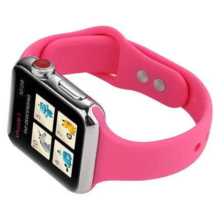 Silicone Double Buckle Strap For Apple Watch 38-40mm