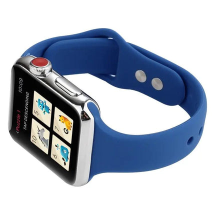 Silicone Double Buckle Replacement Apple Watch Band 38-41mm