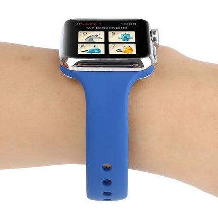 Silicone Double Buckle Replacement Apple Watch Band 38-41mm