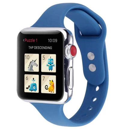 Silicone Double Buckle Replacement Apple Watch Band 38-41mm