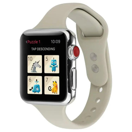 Silicone Double Buckle Strap For Apple Watch 38-40mm