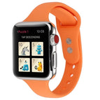 For Apple Watch Series 7 41mm / 6 & SE & 5 & 4 40mm / 3 & 2 & 1 38mm / Papaya Yellow