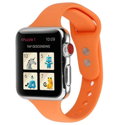 Silicone Double Buckle Strap For Apple Watch 38-40mm