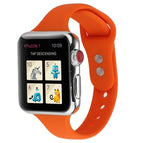 For Apple Watch Series 8&7 41mm / SE 2&6&SE&5&4 40mm / 3&2&1 38mm / Apricot Orange