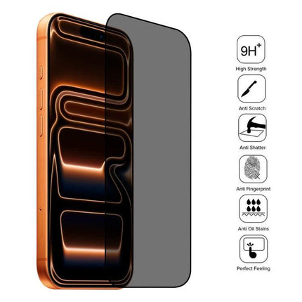 Tempered Glass Screen Protector For Everyday iPhone Protection showing ultra-thin anti-scratch anti-fingerprint film on iPhone