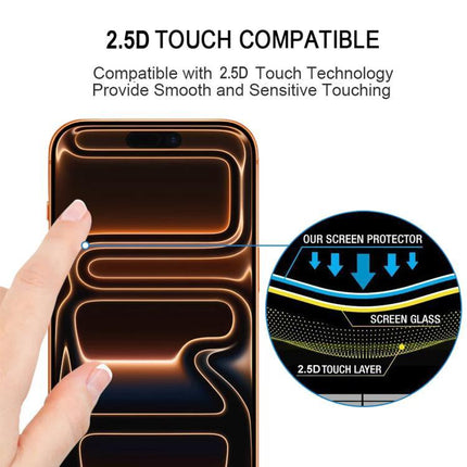 iPhone Screen Protector For Everyday Use ultra-thin 2.5D touch compatible preserves touch sensitivity and guards against scratches