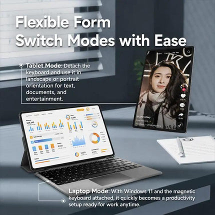 Jumper EZPad V12 Pro 12in Windows 11 Tablet N5095 12GB 256GB