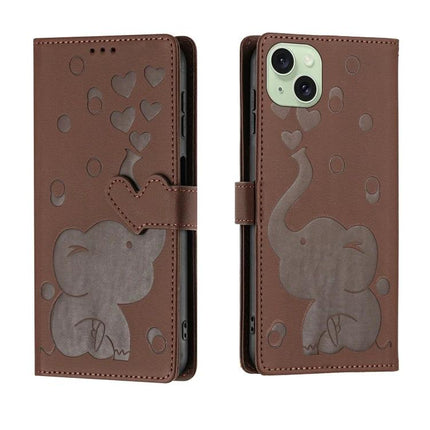 Leather Phone Case With Card Storage For Everyday Use On The Go Soft Interior And Durable Construction brown elephant wallet folio with card slots