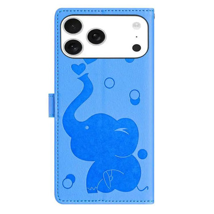 Leather Phone Case With Elephant Design For Daily Carry