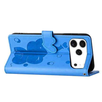 Leather Phone Case With Elephant Design For Daily Carry