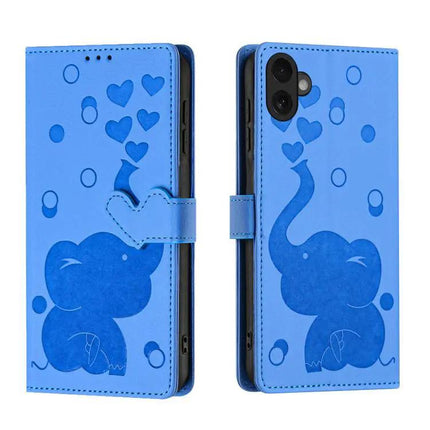 Leather Phone Case With Elephant Design For Daily Carry