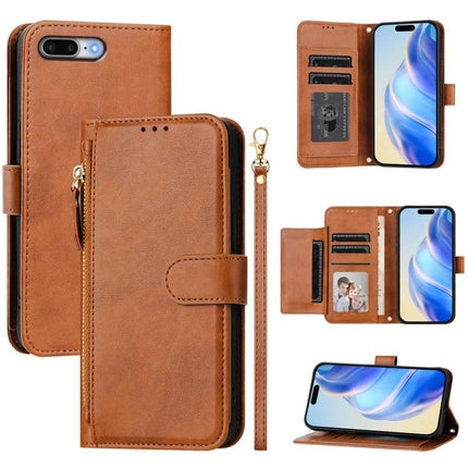 Protective Phone Case With Wallet Card Slots brown leather wallet case with card slots wrist strap and stand
