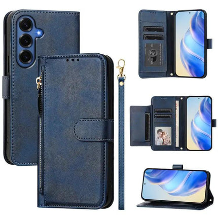 Compact Leather Wallet Case With Card Slots