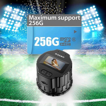 Portable Eyepiece Camera With 1.5 Inch Screen For On The Go Viewing showing 1.5" display and 256GB card support, compact eyepiece camera for outdoor use