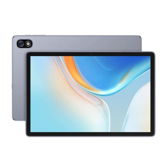 Ulefone Tab W10 10.1-Inch WiFi Tablet for Everyday Tasks showing front HD+ display and slim silver back, ideal for browsing, video, and reading