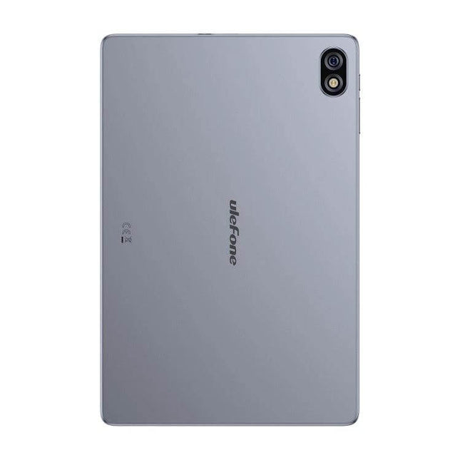 Ulefone Tab W10 10.1-Inch WiFi Tablet for Everyday Tasks back view showing slim silver design and rear camera