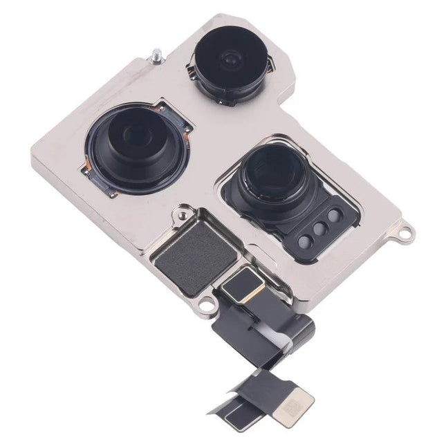 iPhone 16 Back Camera Replacement for Everyday Phone Use – pre‑inspected triple lens module to restore phone camera for photos and videos