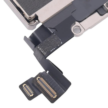 iPhone 16 Back Camera Replacement for Everyday Phone Use - close-up of back camera flex cable and connectors, pre-inspected replacement part
