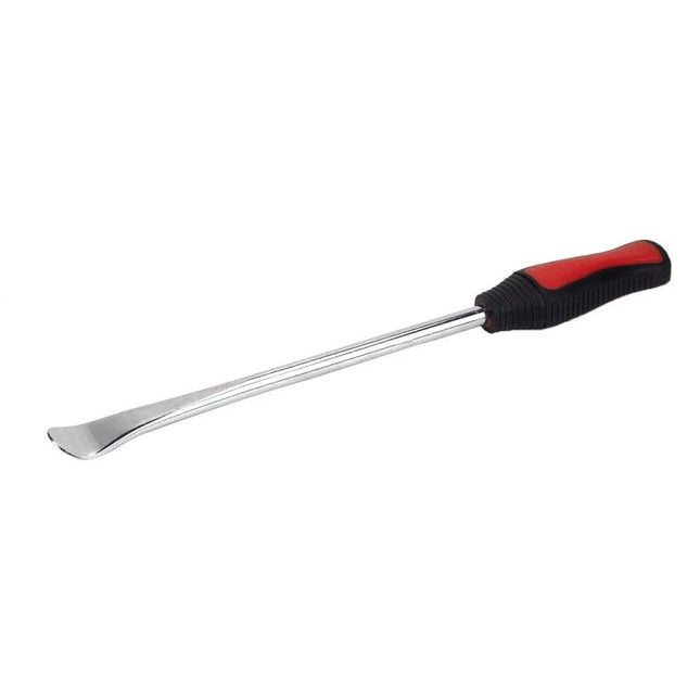 Tire Repair Tool for Car and Motorcycle Roadside Fixes with curved head and ergonomic red-black handle for quick roadside tire repairs