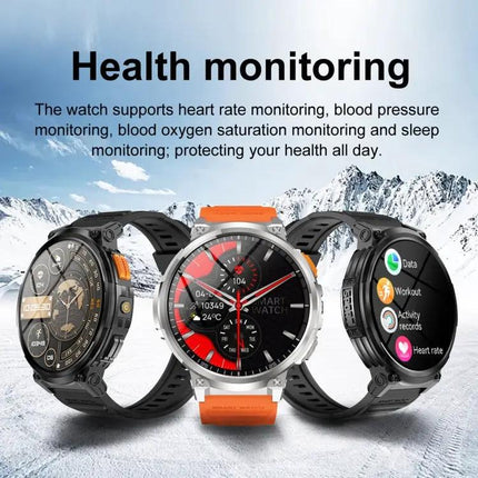 LEMFO Smartwatch With Bluetooth Calls And Health Tracking