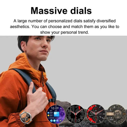 LEMFO Smartwatch With Bluetooth Calls And Health Tracking