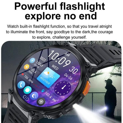 LEMFO Smartwatch With Bluetooth Calls And Health Tracking
