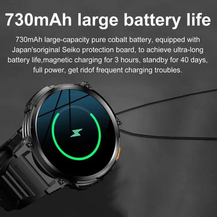 LEMFO Smartwatch With Bluetooth Calls And Health Tracking