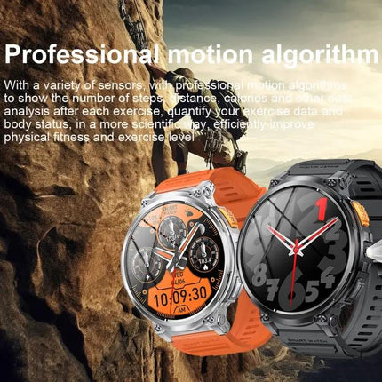 LEMFO Smartwatch With Bluetooth Calls And Health Tracking
