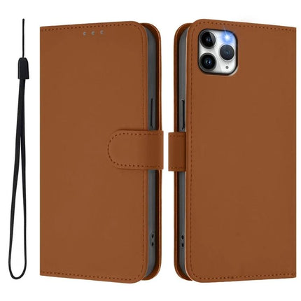 Daily Companion Leather Phone Case for Everyday Essentials brown PU leather wallet case with card slots and wrist strap