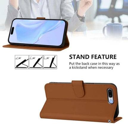 Protective Phone Case With Lanyard For Daily Carrying And On The Go Convenience For Busy Commutes And Errands brown wallet-style stand case with lanyard