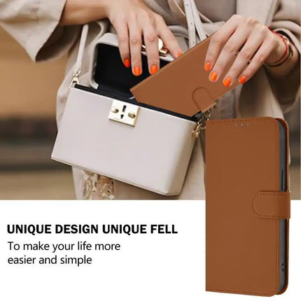 Leather Phone Case With Card Holder For Everyday Carry
