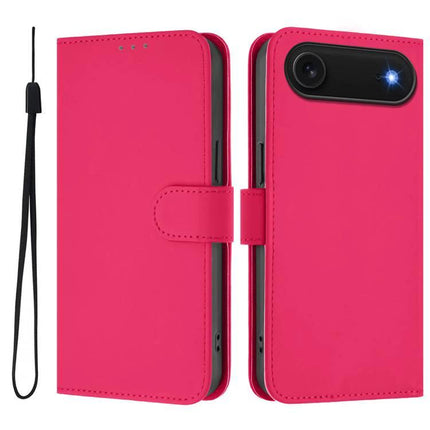 Daily Use Leather Phone Case With Card Holder For Everyday Essentials And Protection - pink PU leather wallet folio with wrist strap