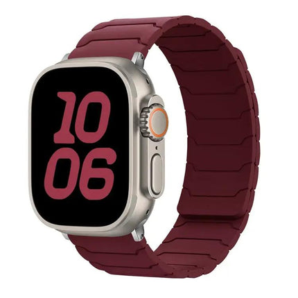 Magnetic Silicone Watch Band For Apple Watch 38-49mm