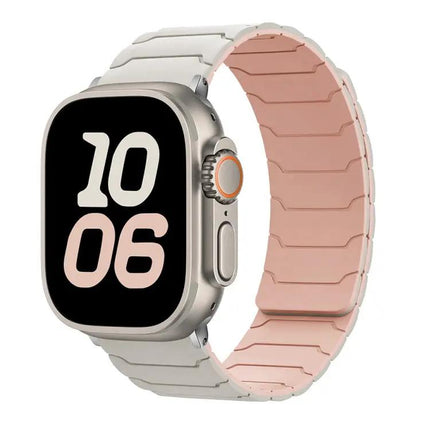 Magnetic Silicone Watch Band For Apple Watch 38-49mm