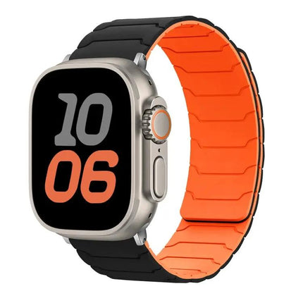 Magnetic Silicone Watch Band For Apple Watch 38-49mm