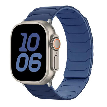 Magnetic Silicone Watch Band For Apple Watch 38-49mm