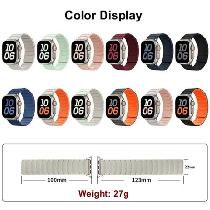 Magnetic Silicone Watch Band For Apple Watch 38-49mm
